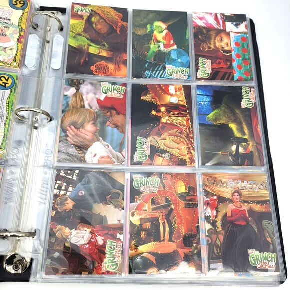 How the Grinch Stole Christmas First Edition 3 Ring Binder Album 98 Cards - Picture 7 of 16